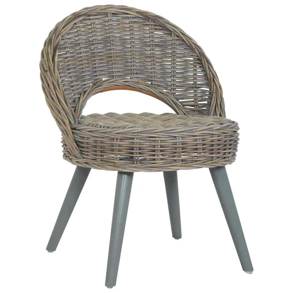 Poltrona Rattan Kubu Grigio