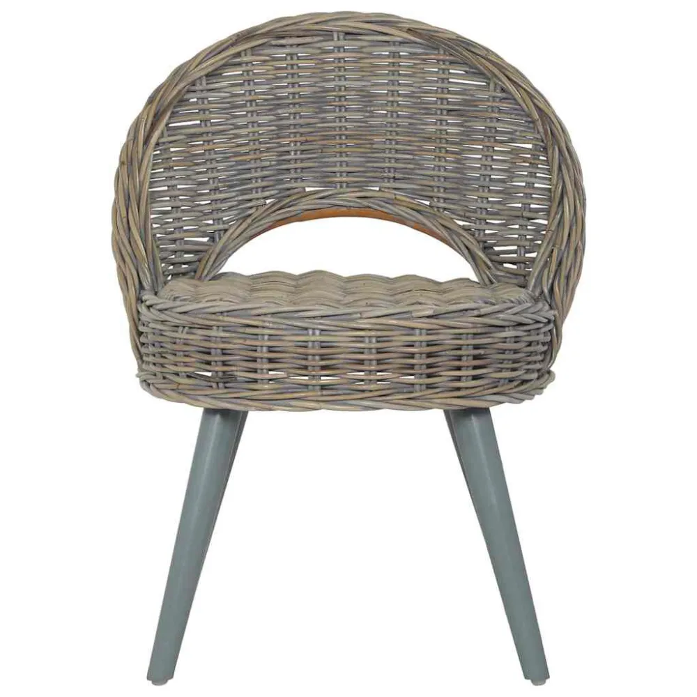 Poltrona Rattan Kubu Grigio