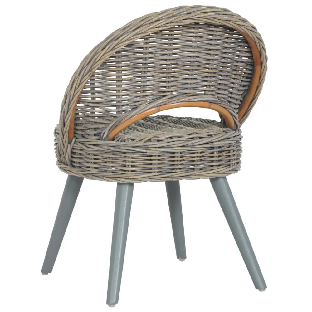 Poltrona Rattan Kubu Grigio