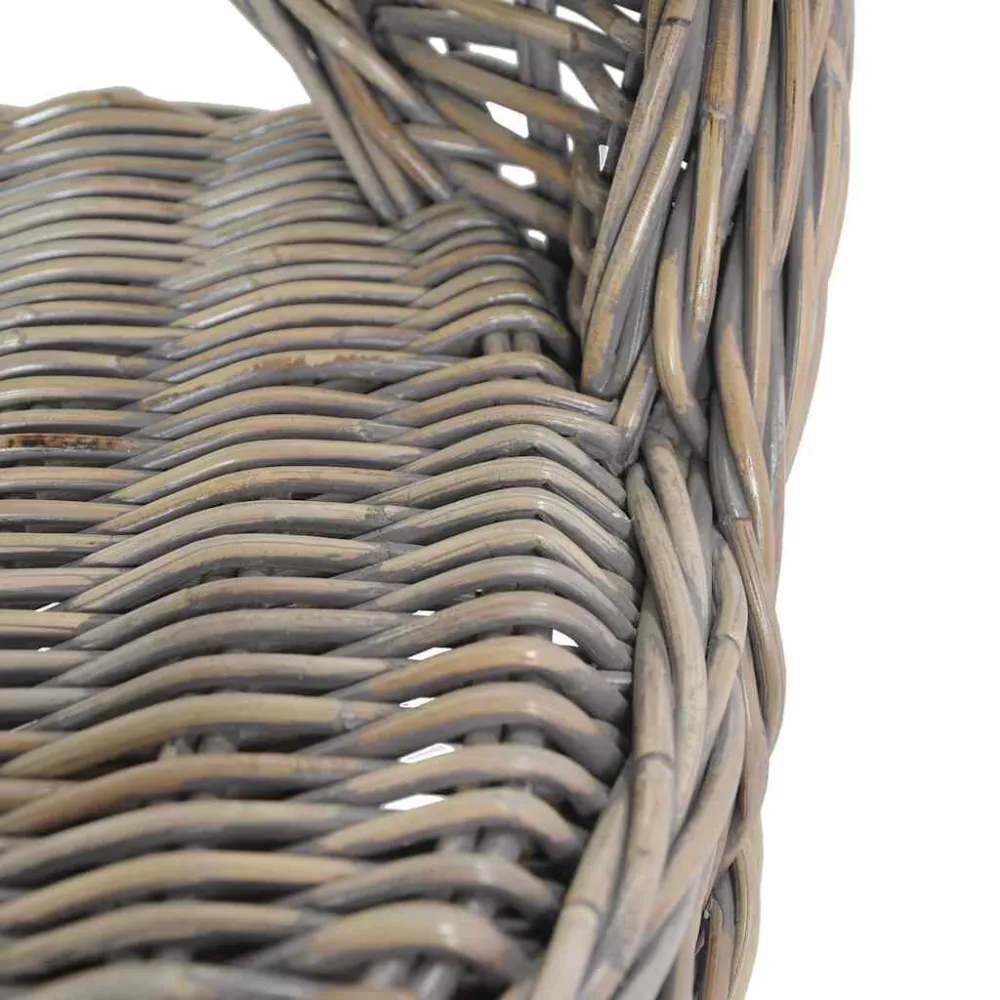 Poltrona Rattan Kubu Grigio