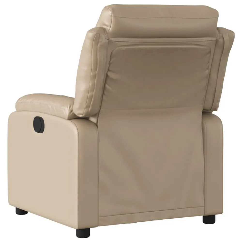 Poltrona Reclinabile Cappuccino Similpelle