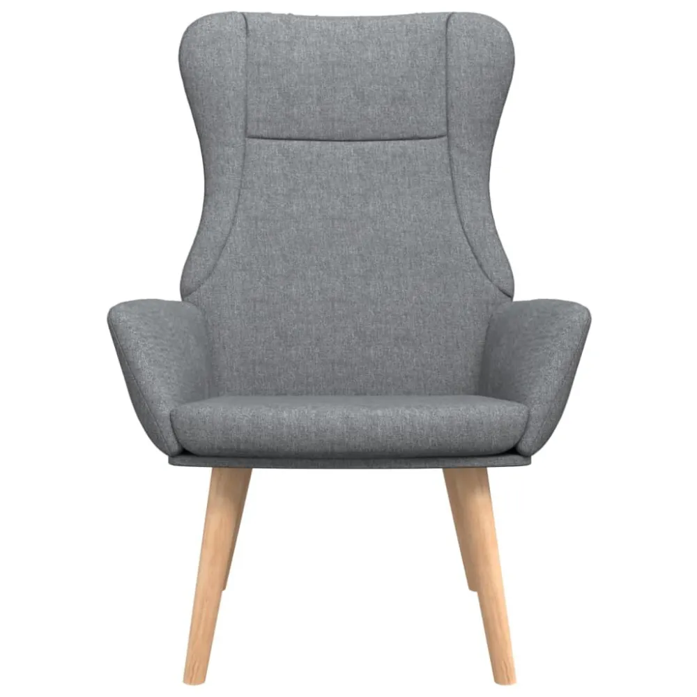 Poltrona Relax Grigio Chiaro Tessuto