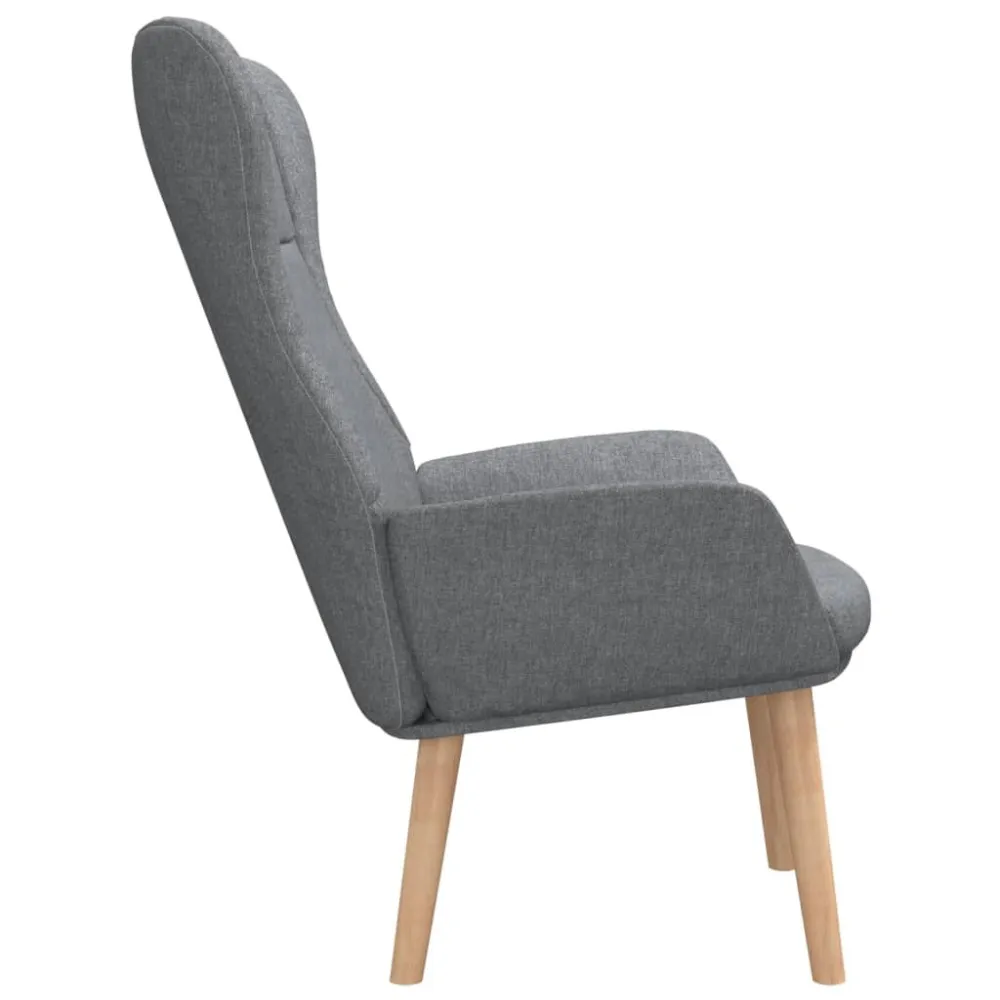 Poltrona Relax Grigio Chiaro Tessuto