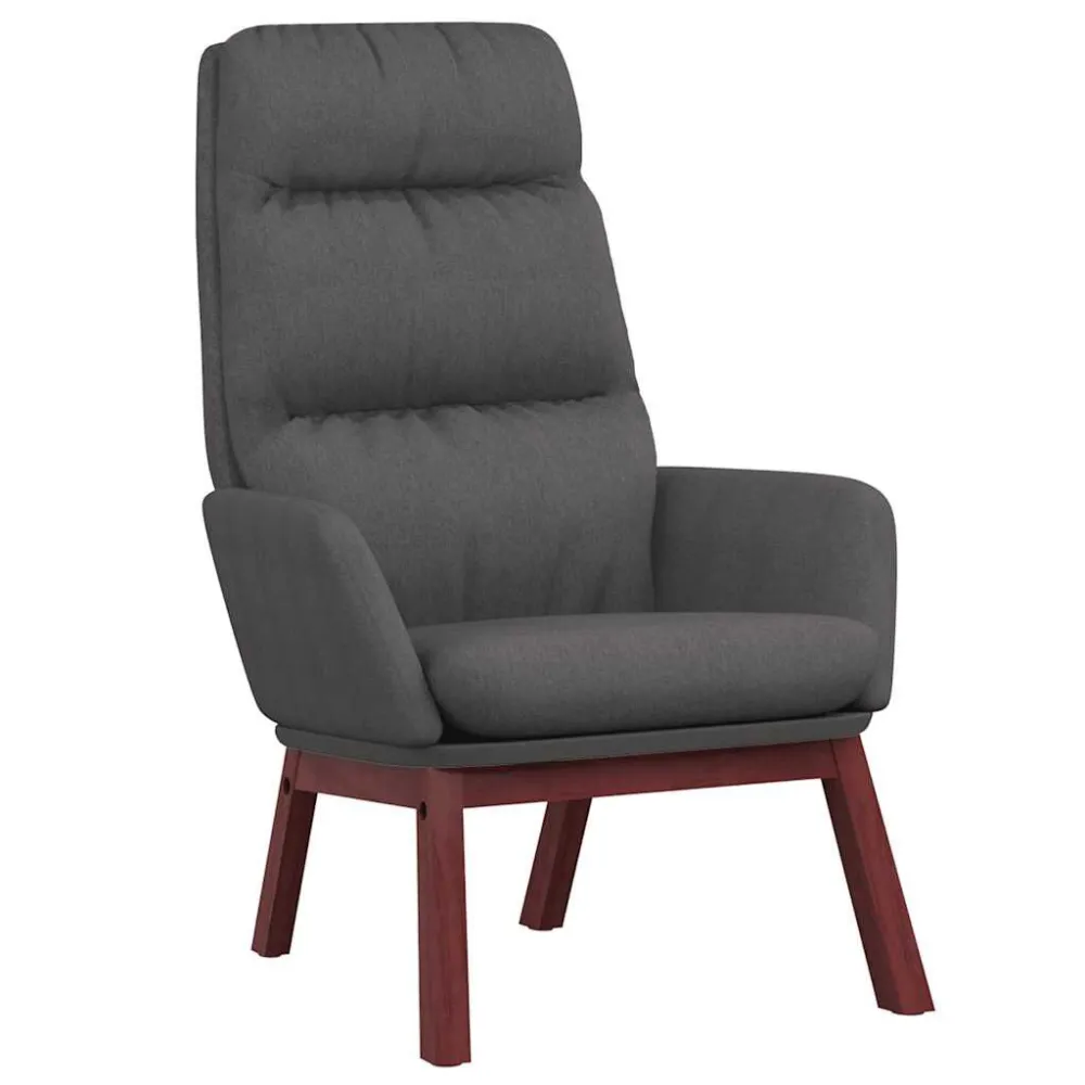 Poltrona Relax Grigio Scuro Tessuto