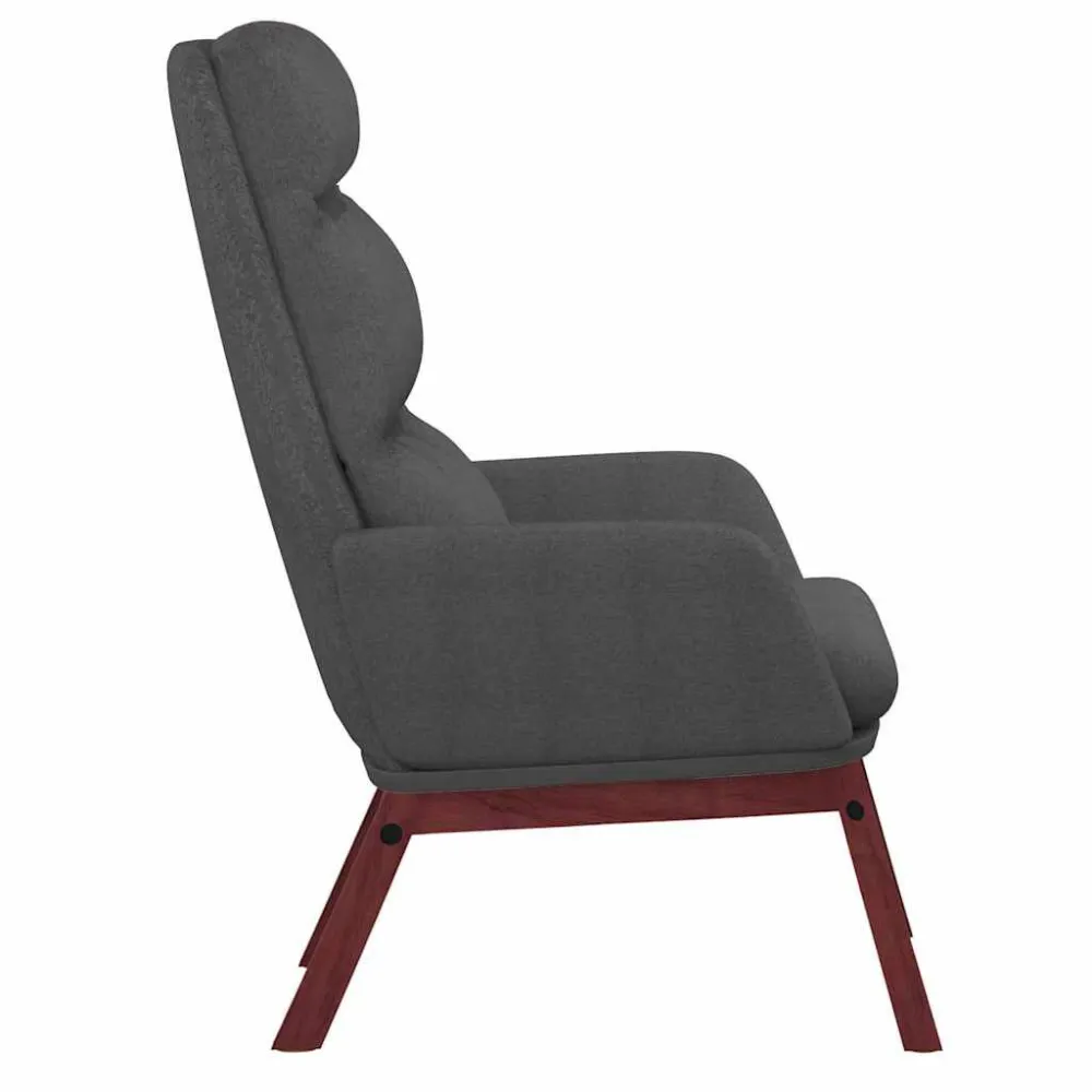 Poltrona Relax Grigio Scuro Tessuto