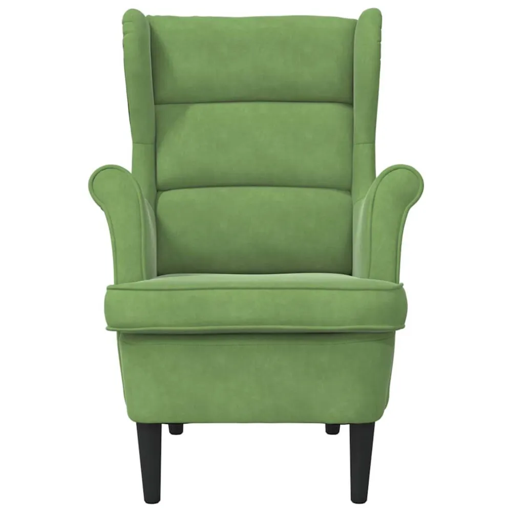 Poltrona Verde Chiaro Velluto