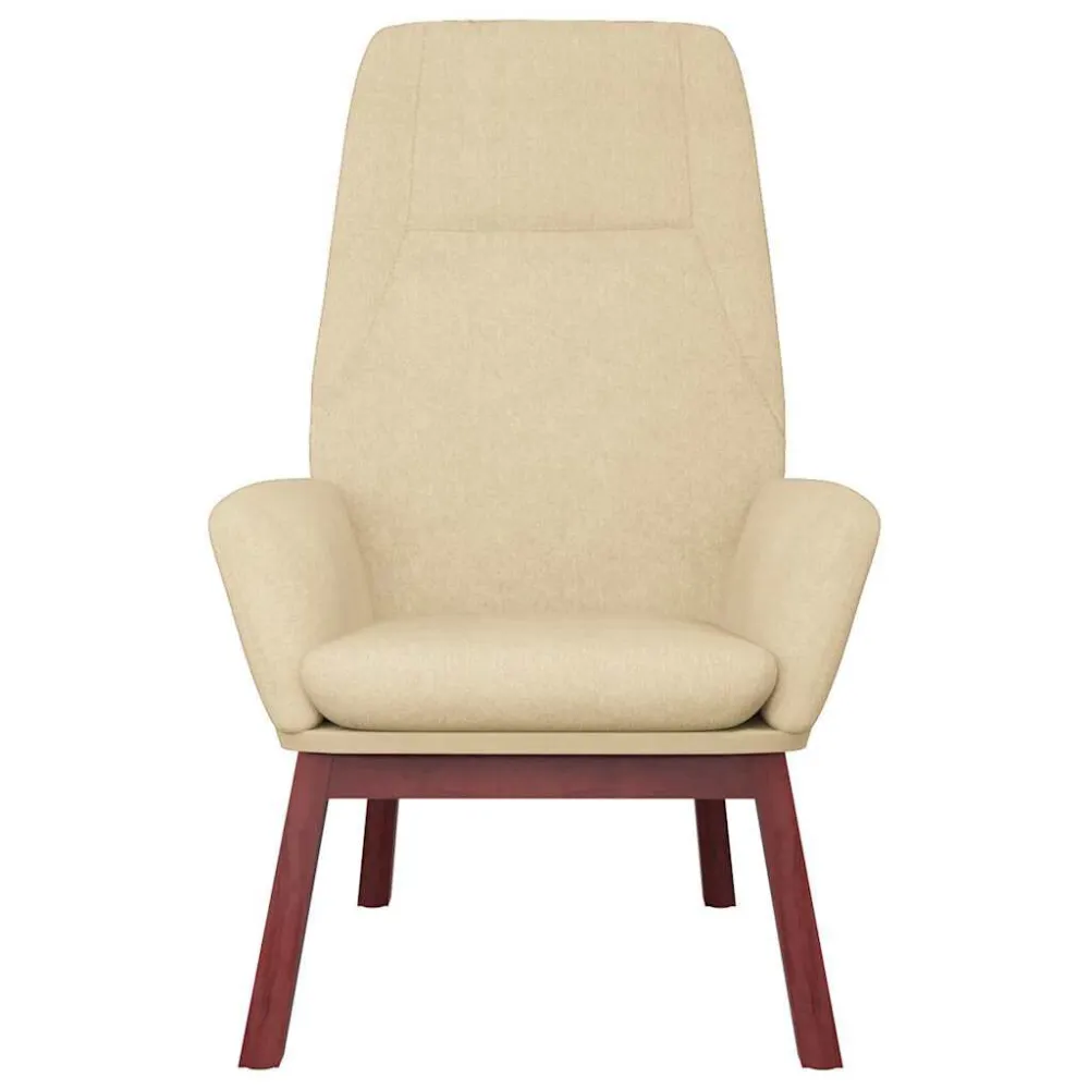 Sedia Relax Crema Tessuto