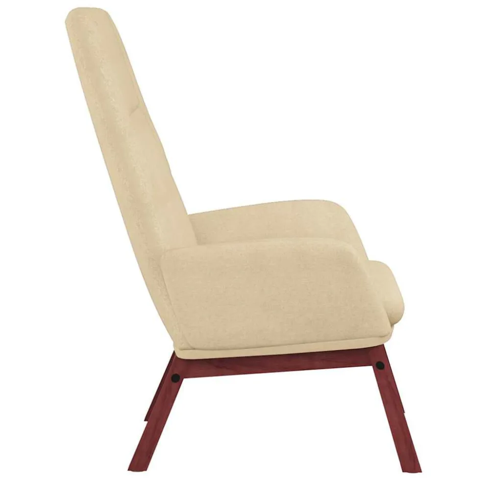 Sedia Relax Crema Tessuto