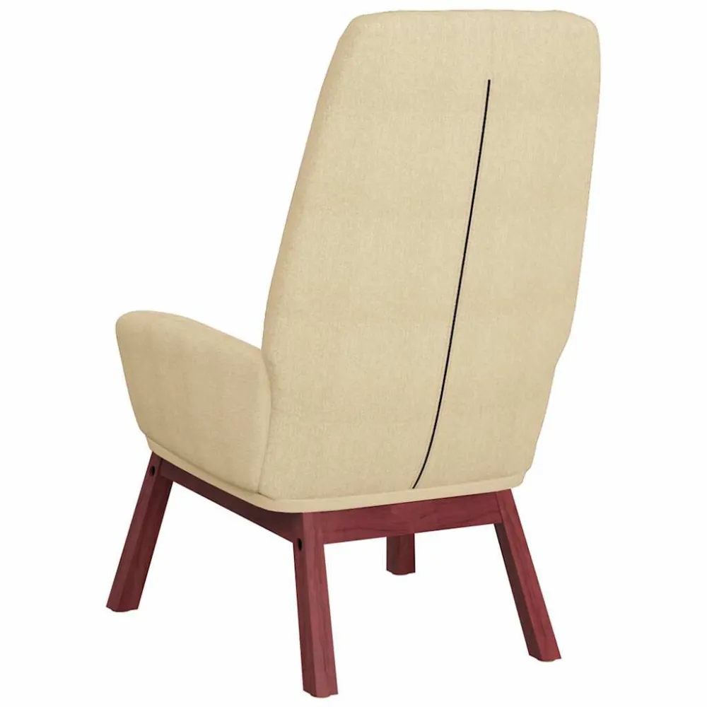Sedia Relax Crema Tessuto