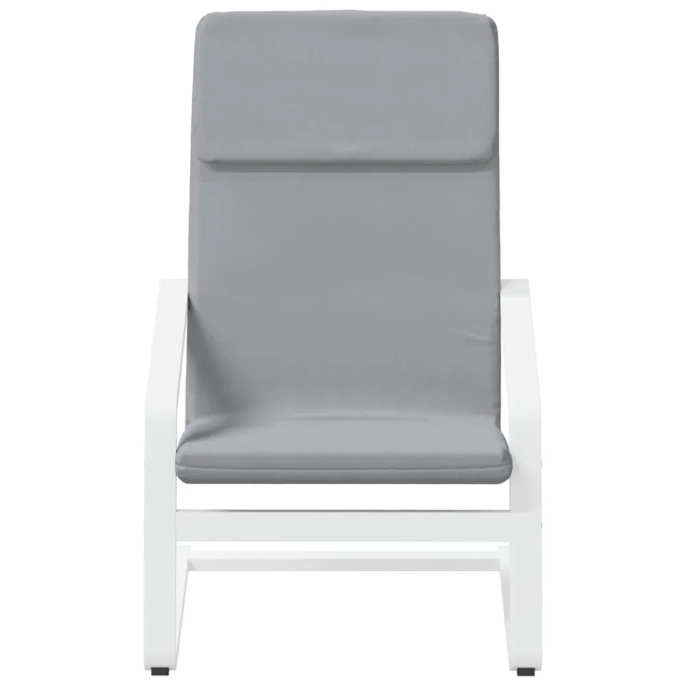 Sedia Relax Grigio Chiaro Tessuto