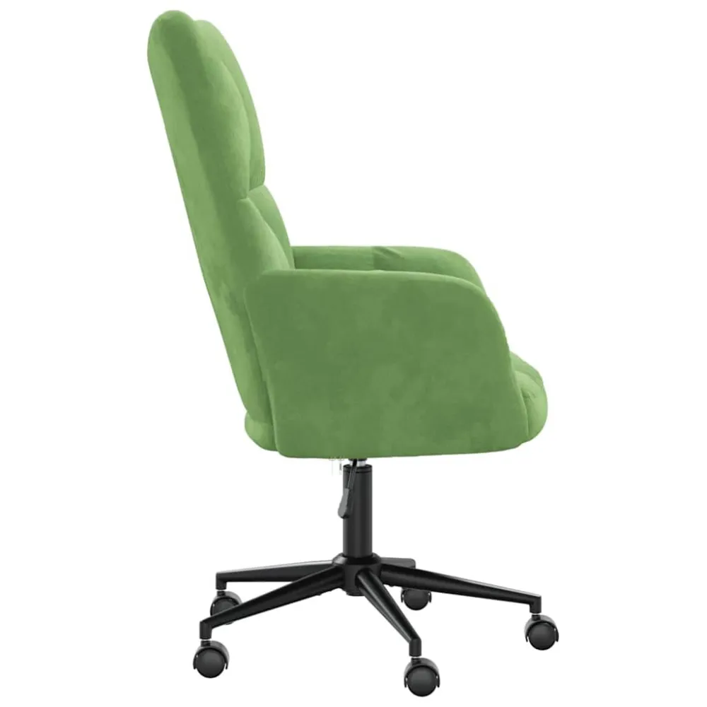 Sedia Relax Verde Chiaro Velluto
