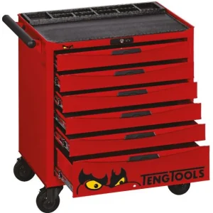 Teng Tools 26" PRO Armadietto basso 6 cassetti rosso TCW806N - Alta Precisione