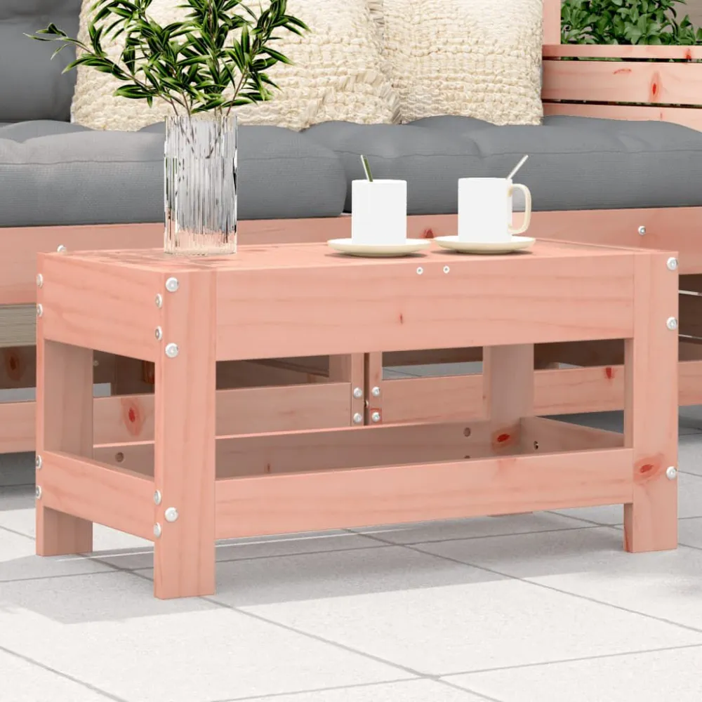 Poggiapiedi da Giardino 62x30x32cm Legno Massello di Douglas