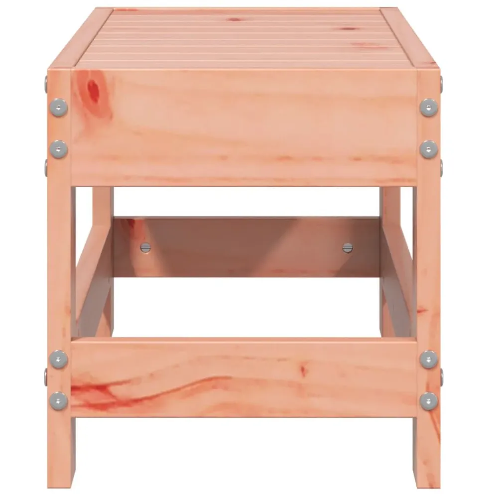 Poggiapiedi da Giardino 62x30x32cm Legno Massello di Douglas