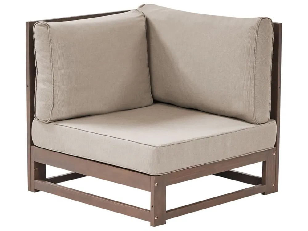 Divano da giardino TIMOR Legno d'acacia certificato FSC® Legno scuro Reversibile