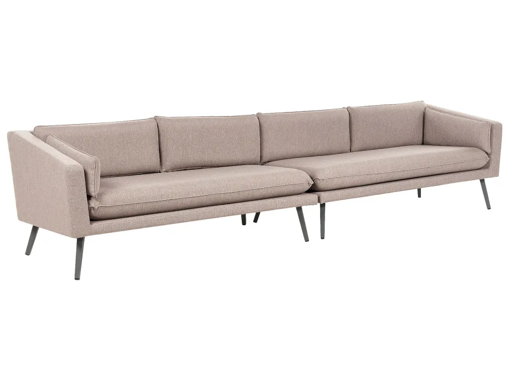 Divano imbottito da giardino Divano da giardino LORETELLO Poliestere Beige