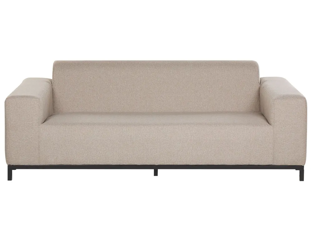 Divano imbottito da giardino Divano da giardino ROVIGO Poliestere Beige