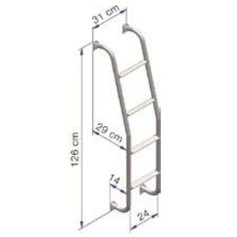 Scaletta Thule 4 gradini