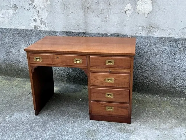 Scrivania originale di bordo epoca 1930 misure L.110cm P.60cm H.80cm
