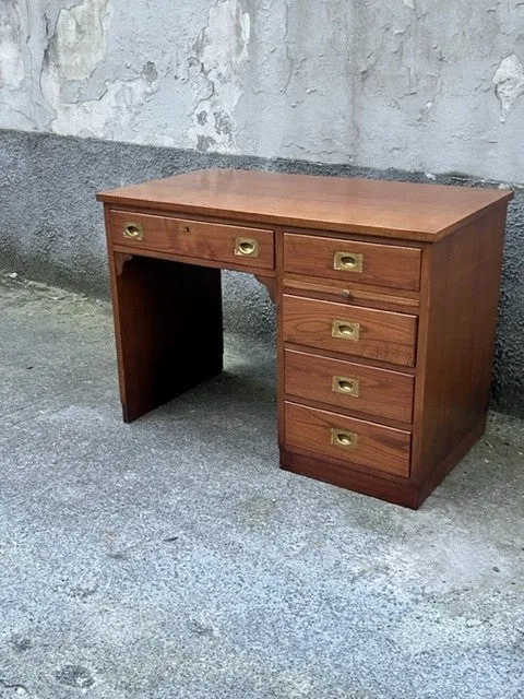 Scrivania originale di bordo epoca 1930 misure L.110cm P.60cm H.80cm