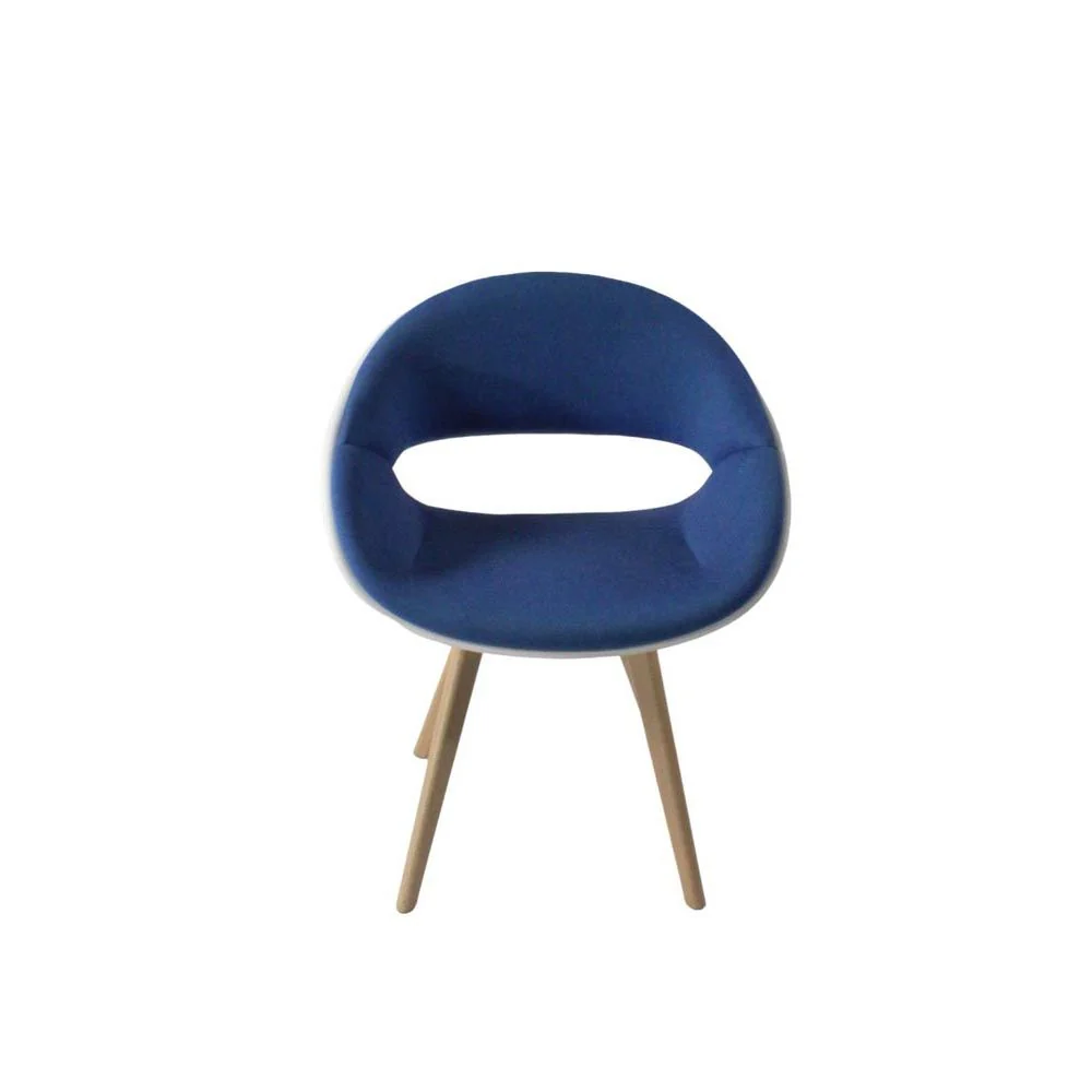 <tc>Kusch & Co</tc>: Poltrona Volpino 8240 - Blu e Bianco