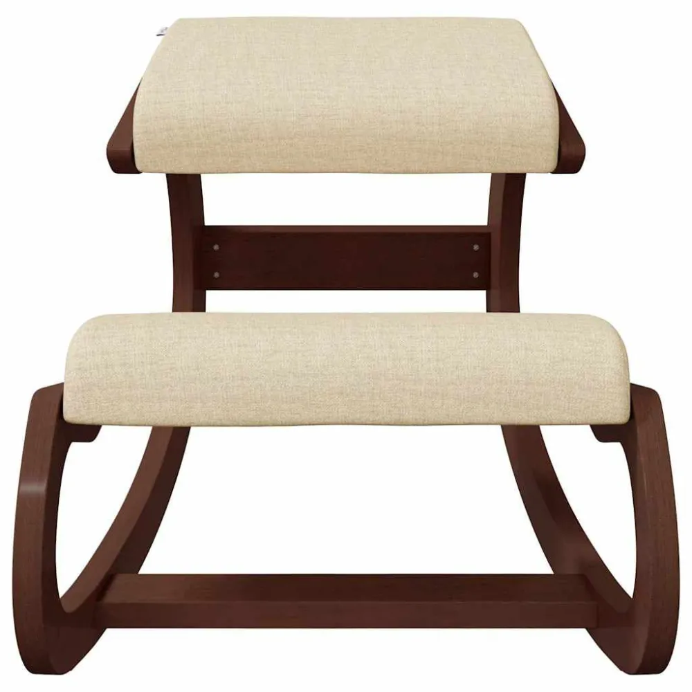Sedia Inginocchiatoio Crema 55x84x55 cm Compensato di Betulla