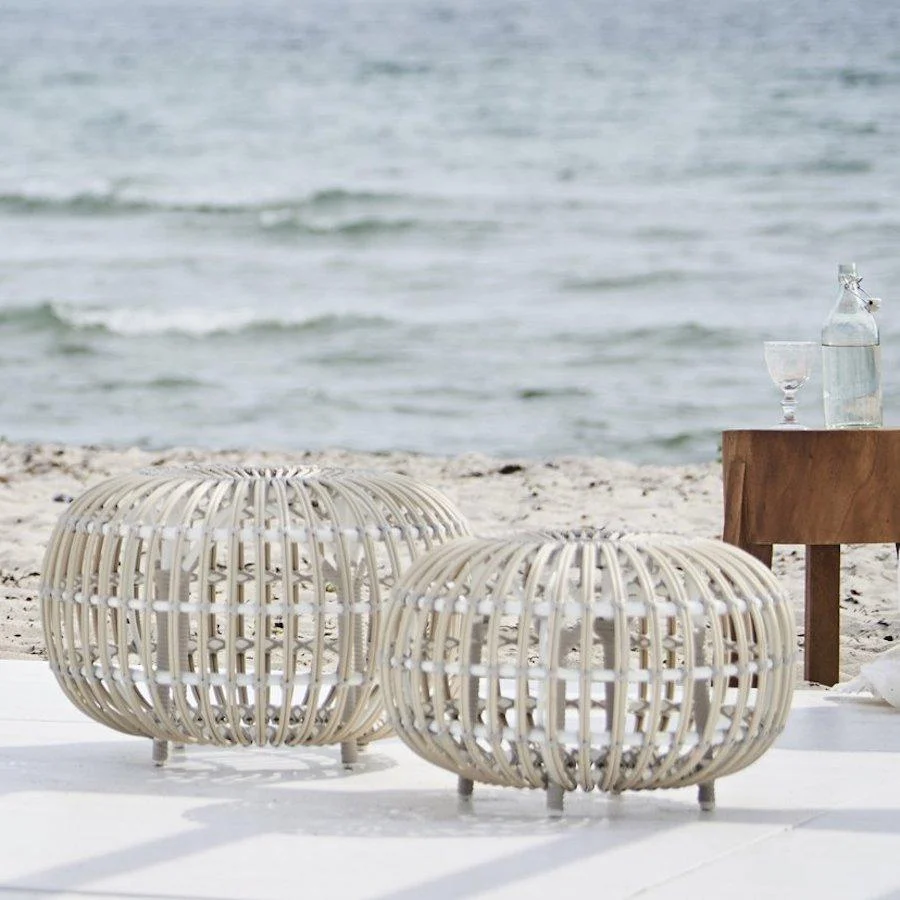 POUF RATTAN GRANDE SIKA