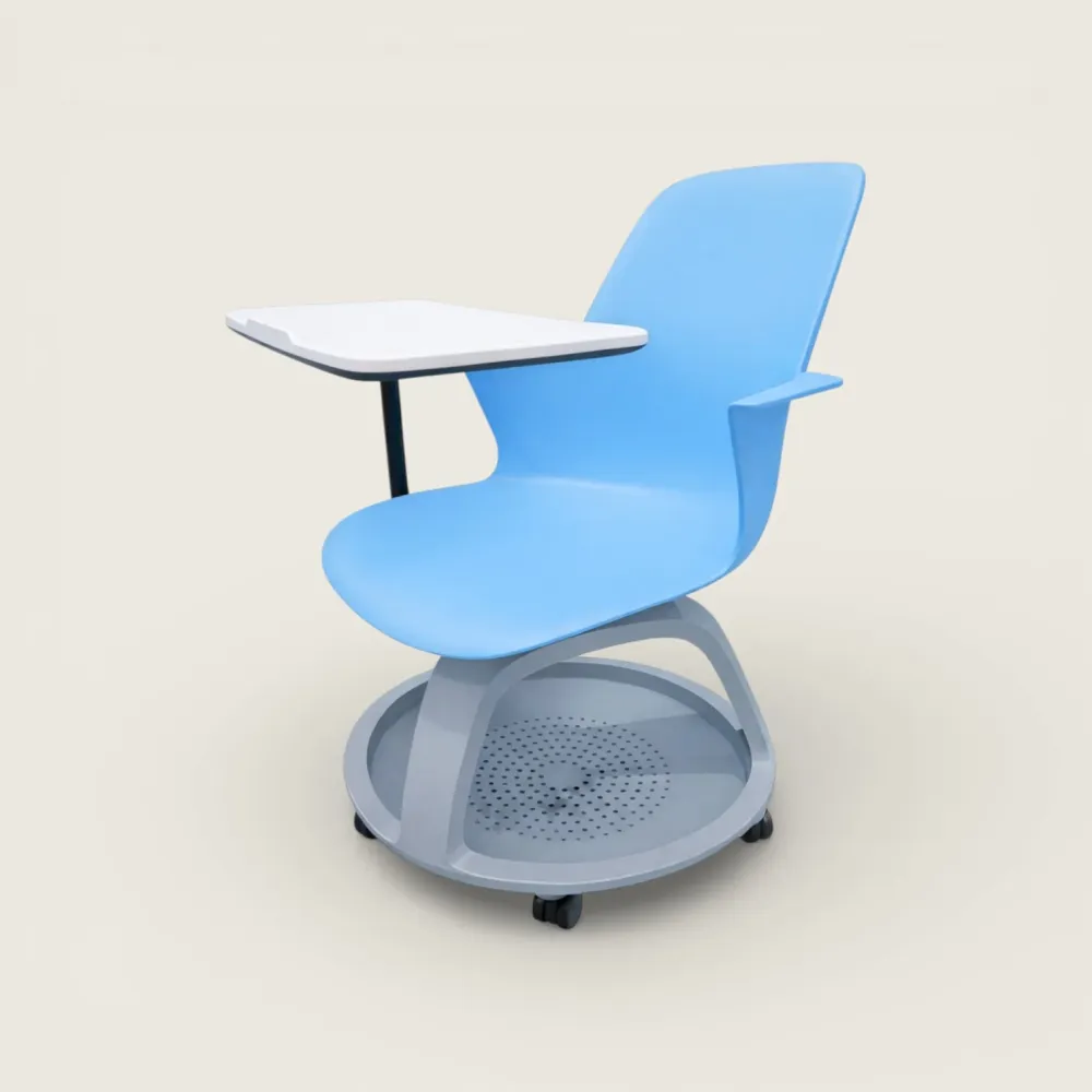 Steelcase: Node Sedia blu e grigia - Ristrutturata