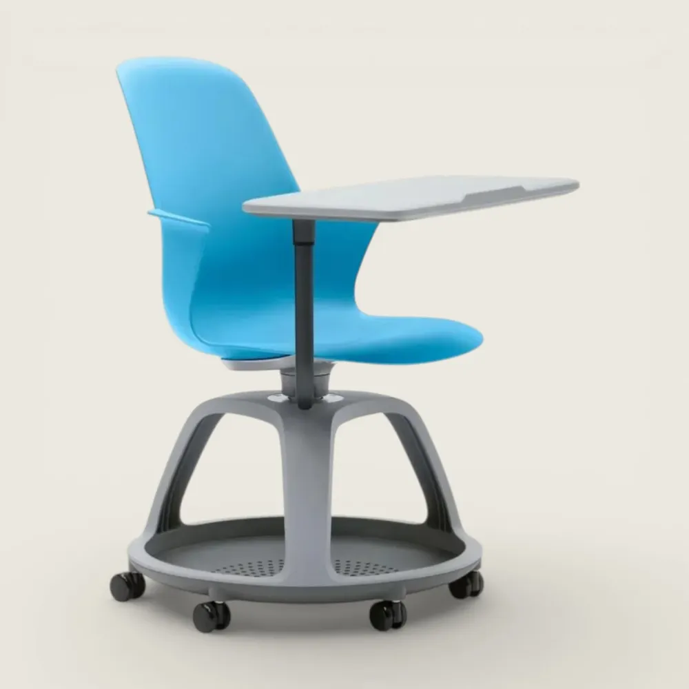 Steelcase: Node Sedia blu e grigia - Ristrutturata
