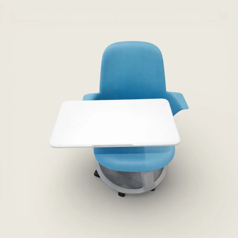 Steelcase: Node Sedia blu e grigia - Ristrutturata