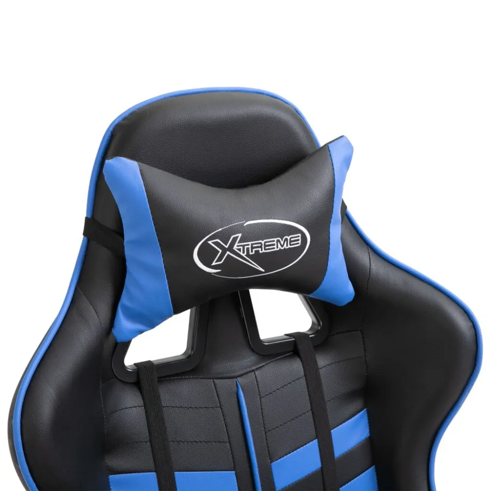 Sedia da Gaming Blu Similpelle