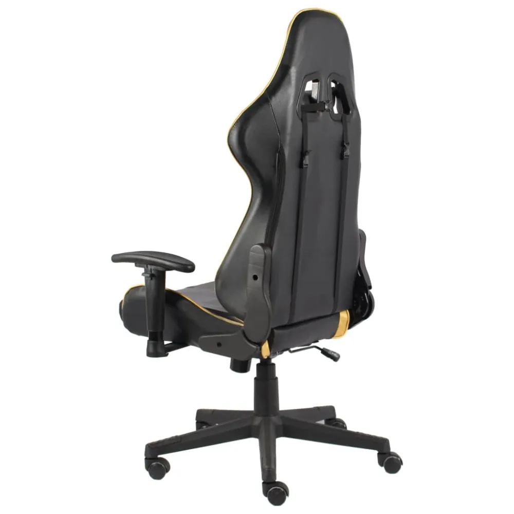 Sedia da Gaming Girevole Oro PVC