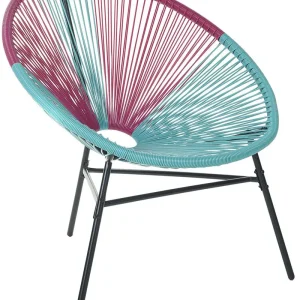 Pouf Portaoggetti Sedia da giardino ACAPULCO Turchese