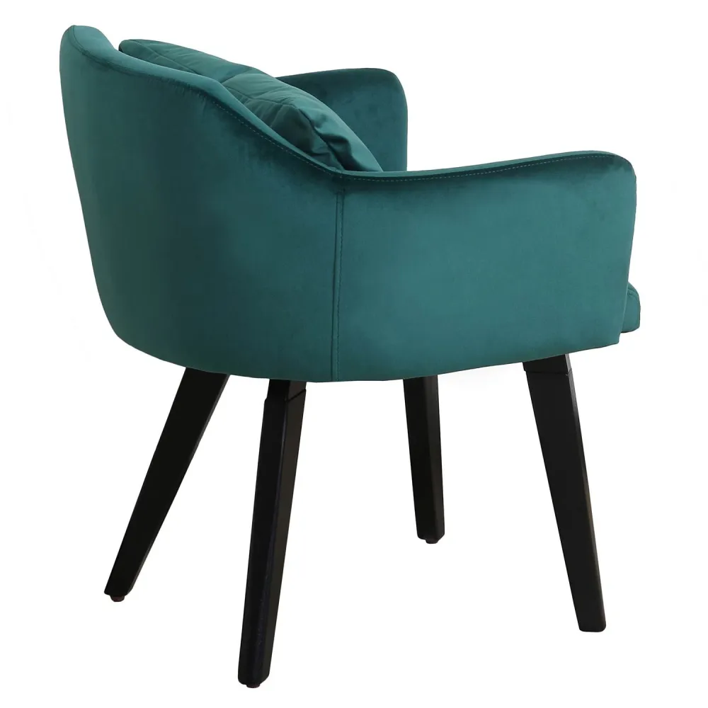 Pouf Portaoggetti Set di 20 sedie / poltrone Gybson Velluto verde