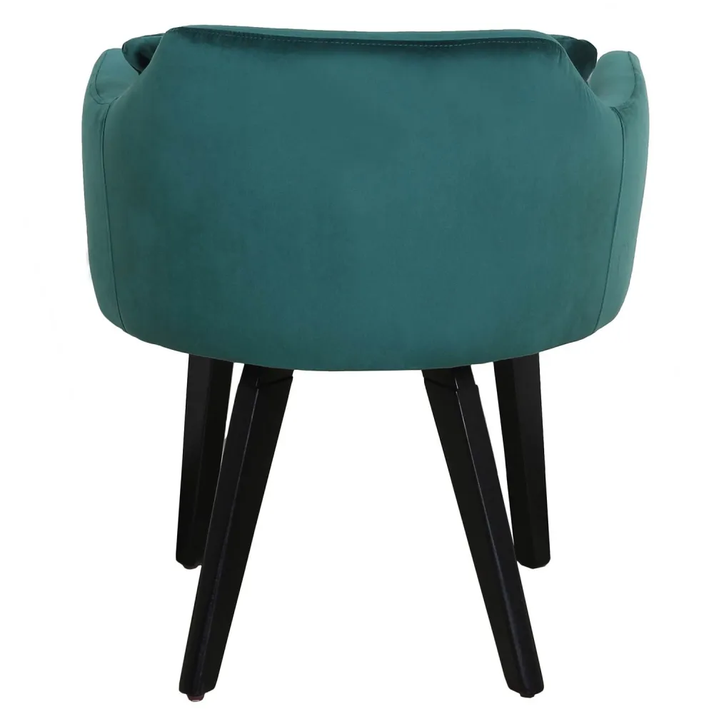 Pouf Portaoggetti Set di 20 sedie / poltrone Gybson Velluto verde