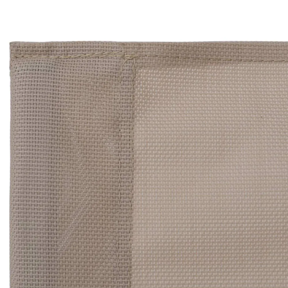 Set Divano da Giardino 4 pz Tessuto e Acciaio Grigio Talpa
