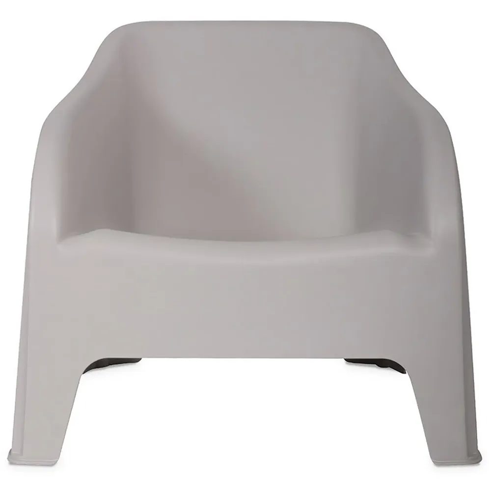 TOOMAX - Poltrona da esterno Petra Grigio talpa - h70x79x76,5 cm