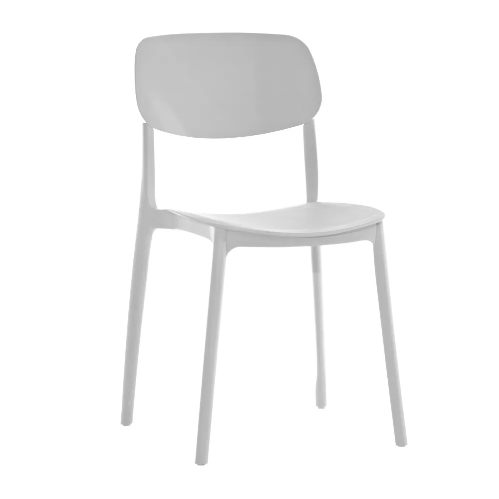 VESTIAMO CASA - Sedia Polipropilene Bianca - h78,5x48,5x38 cm