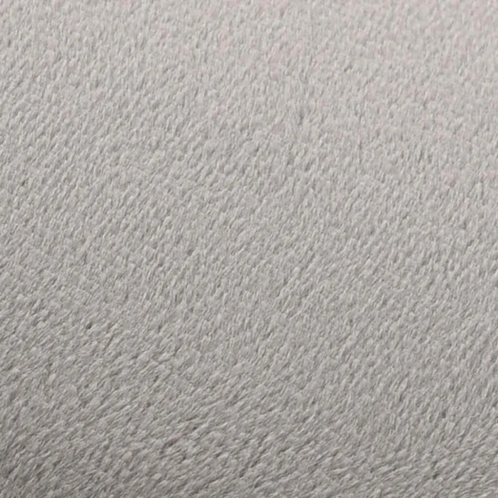 Sgabello Grigio Chiaro e Oro Velluto