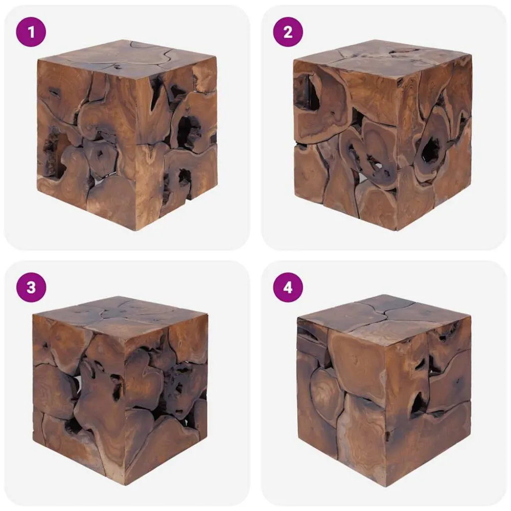 Sgabello Legno Massello di Teak