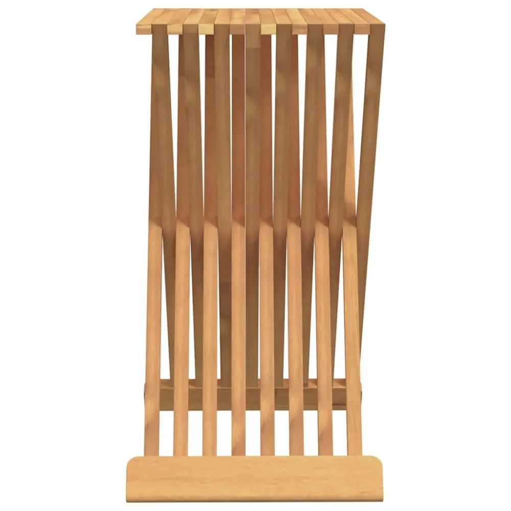 Sgabello Pieghevole 40x32,5x70 cm Legno Massello di Teak