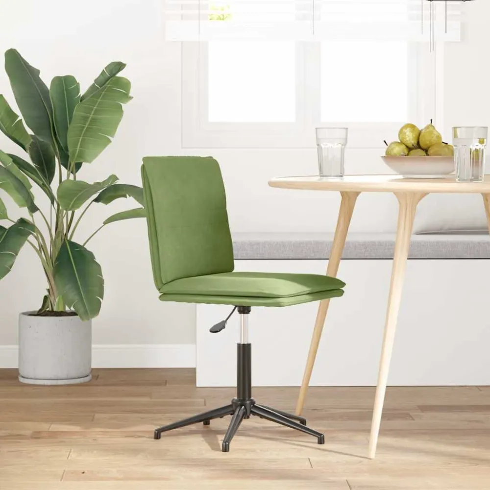 Sedia da Pranzo Verde Chiaro Velluto