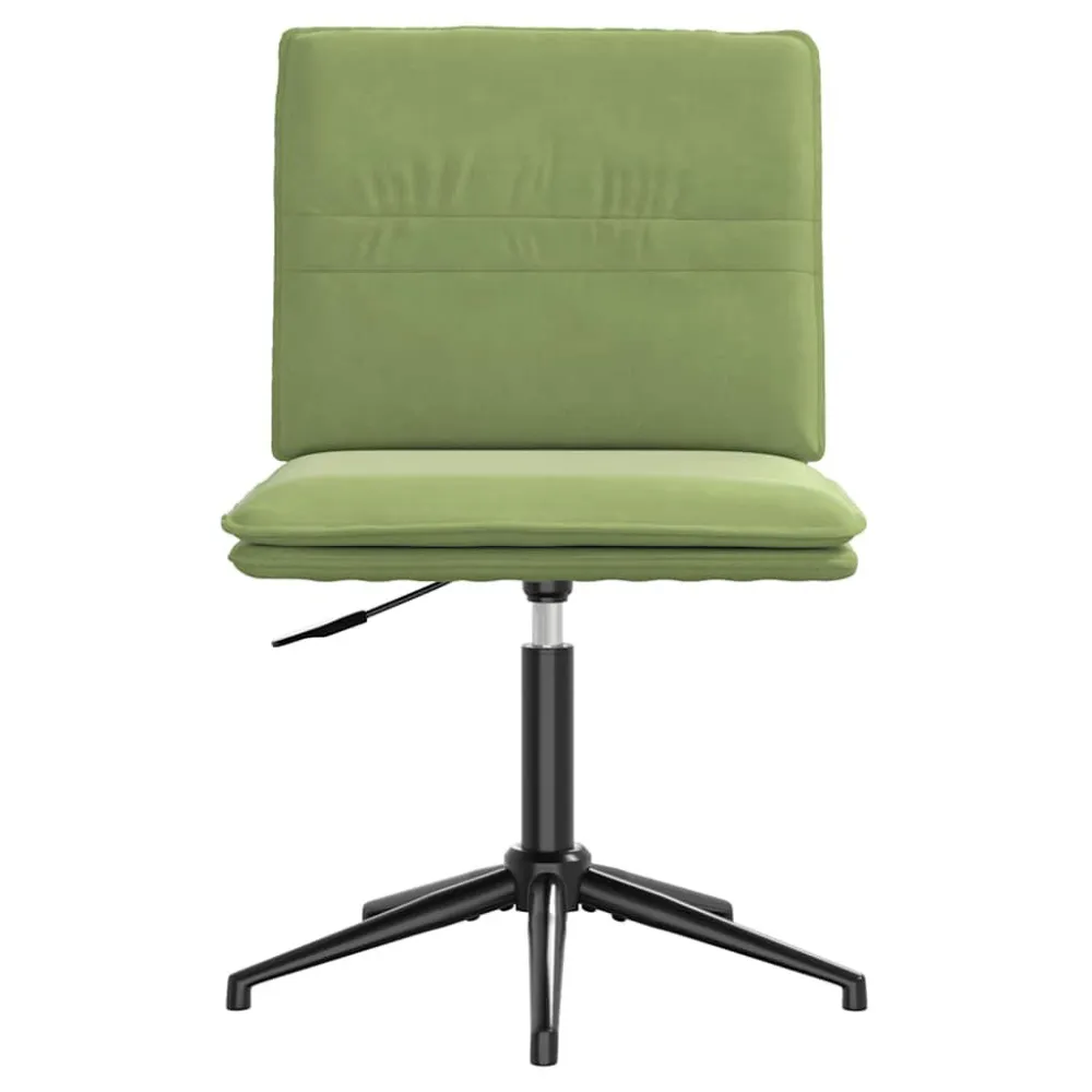 Sedia da Pranzo Verde Chiaro Velluto