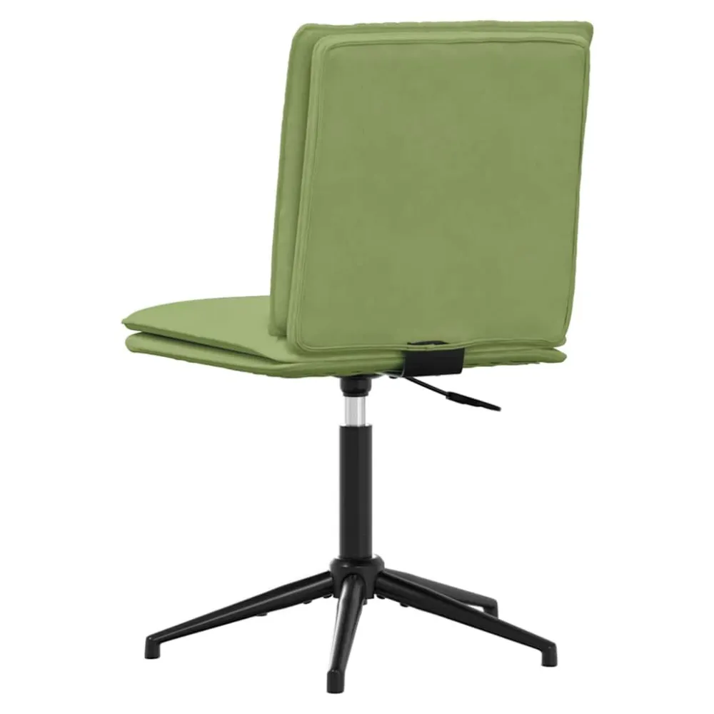 Sedia da Pranzo Verde Chiaro Velluto