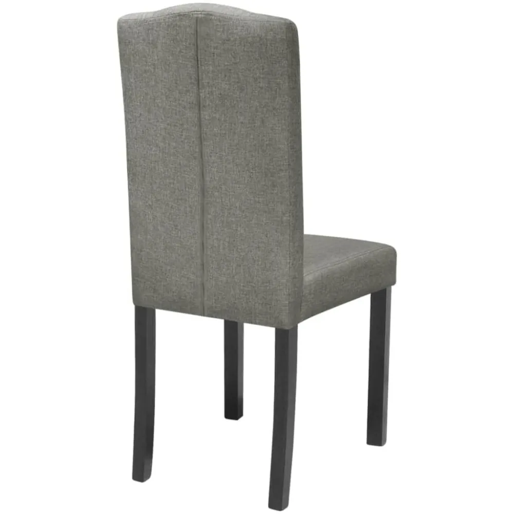 Sedie d Pranzo 2 pz Grigio Chiaro Tessuto