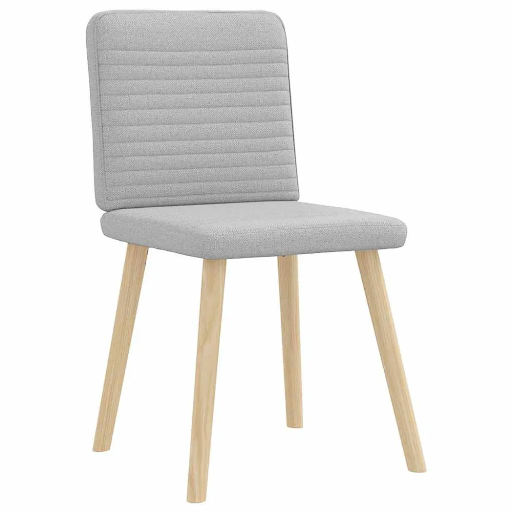 Sedie da Pranzo 2 pz Grigio Nuvola Tessuto