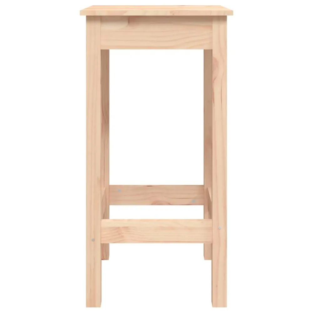Sgabelli da Bar 2 pz 40x40x78 cm Legno Massello di Pino