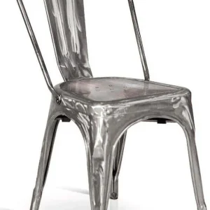 AGATHA - sedia moderna metallo Grigio Milani Home