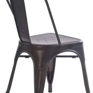 AGATHA - sedia moderna metallo Nero Milani Home