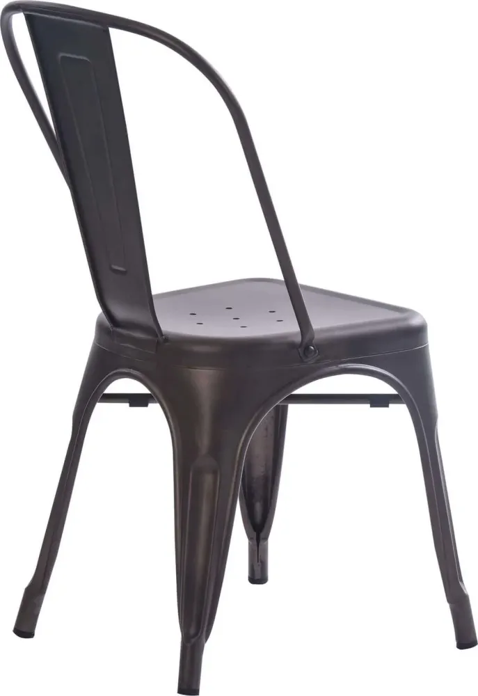 AGATHA - sedia moderna metallo Nero Milani Home